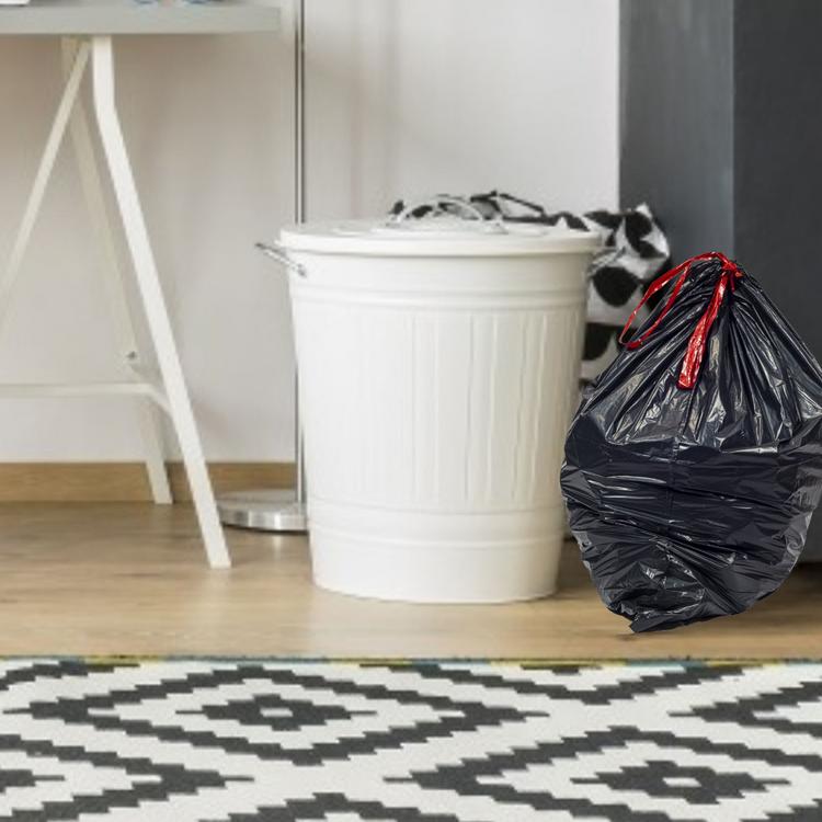 Trash cans can be bundled garbage bags household household garbage bags 60 pieces of thick non-leakage garbage bags