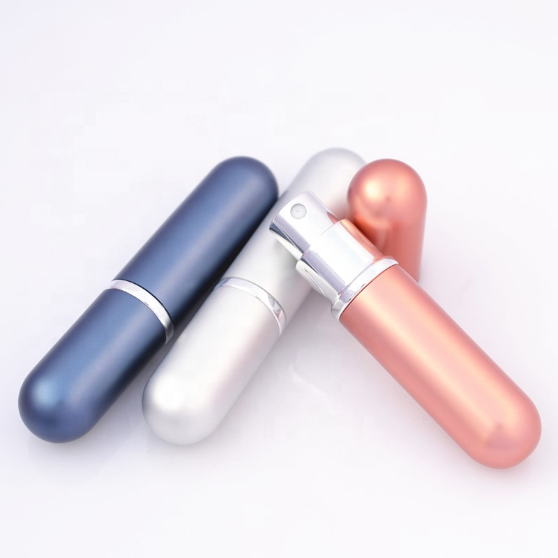 Travel Mini Aluminum Refillable Perfume Atomizer Refill Spray Bottle 5ml 8ml 10ml