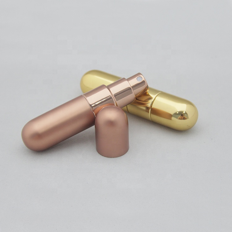 Travel Mini Aluminum Refillable Perfume Atomizer Refill Spray Bottle 5ml 8ml 10ml