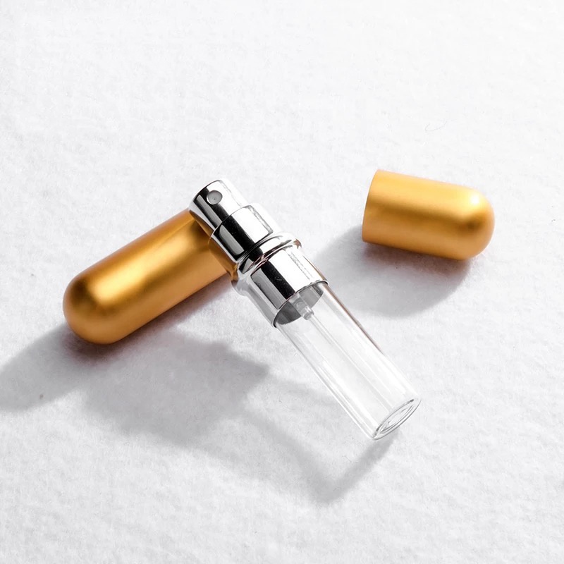 Travel Mini Aluminum Refillable Perfume Atomizer Refill Spray Bottle 5ml 8ml 10ml