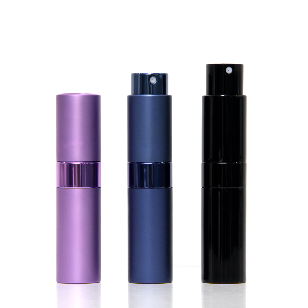 Travel Size Aluminum Refillable Perfume Atomizer for Cosmetic