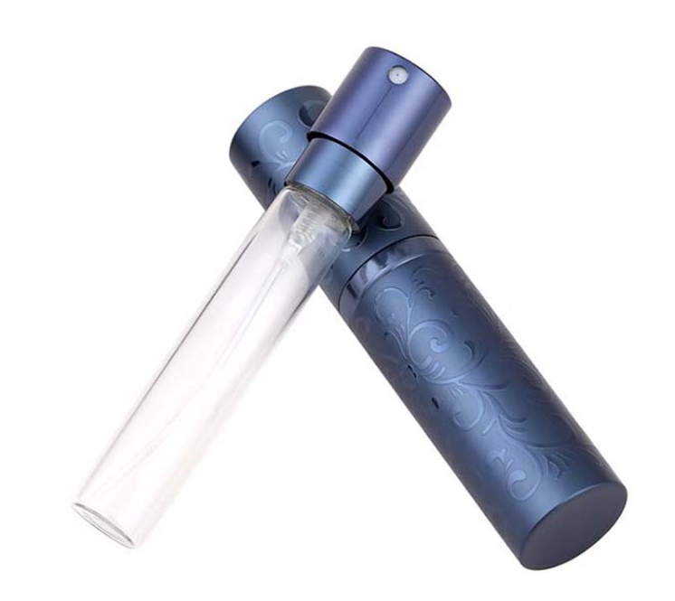 Travel portable aluminum twist up 5ml 8ml 10ml perfume atomizer bottle