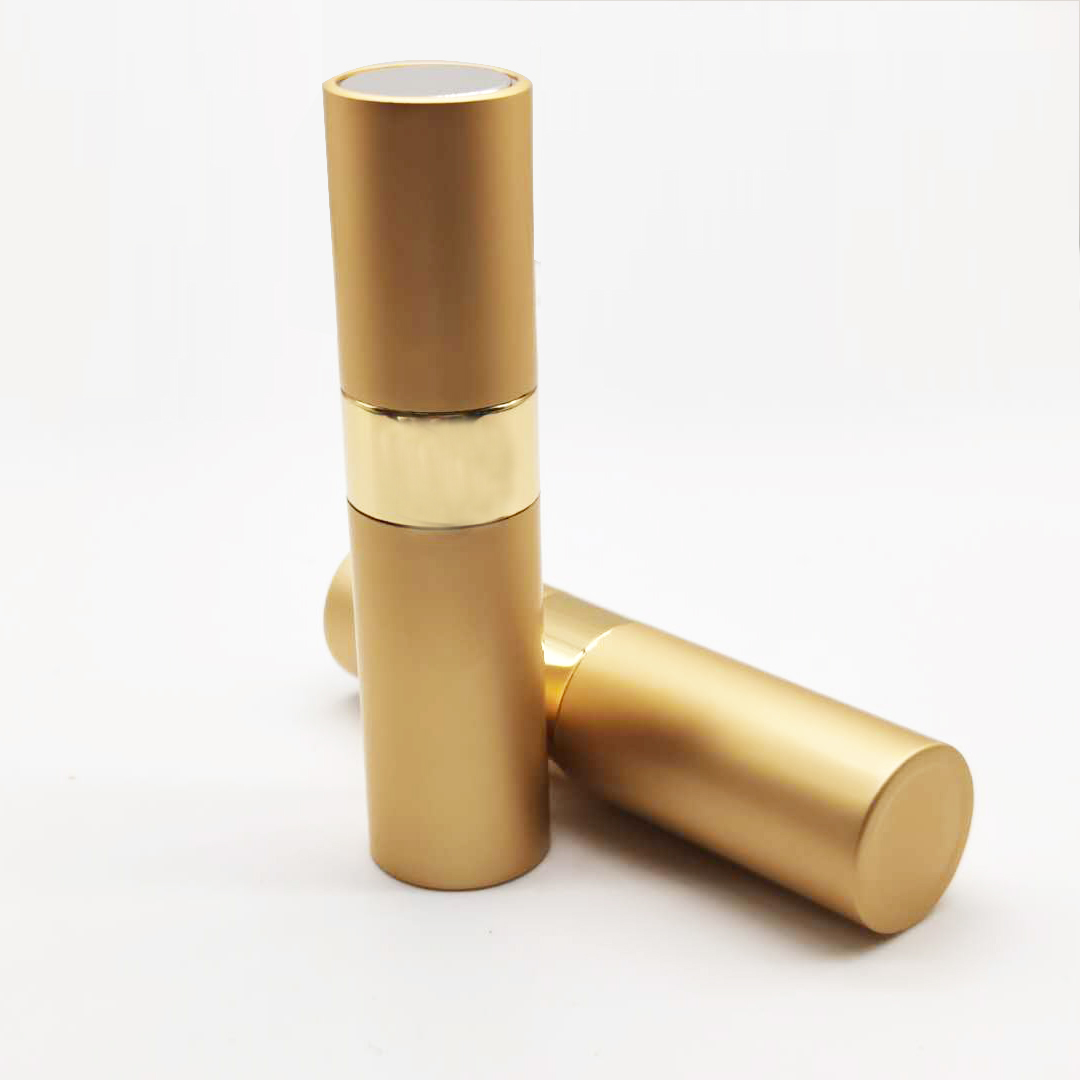 Travel portable aluminum twist up 5ml 8ml 10ml perfume atomizer bottle
