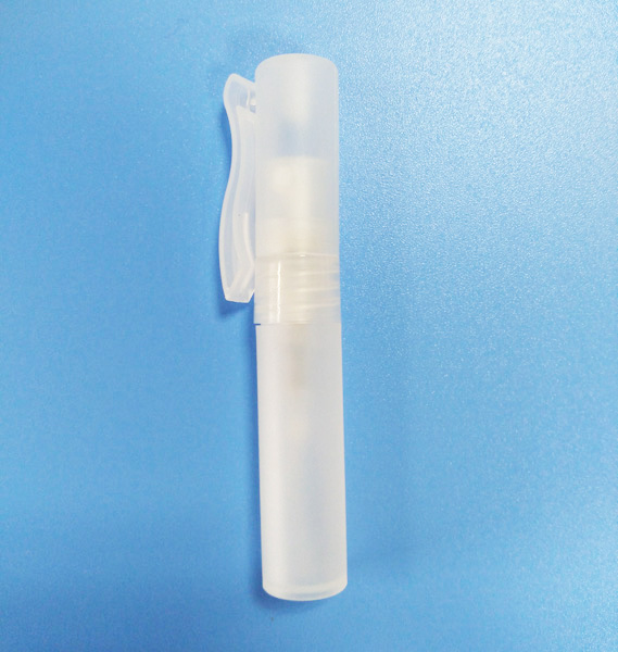 Travel size plastic 5ml 10ml PP spray bottle for hand sanitizer