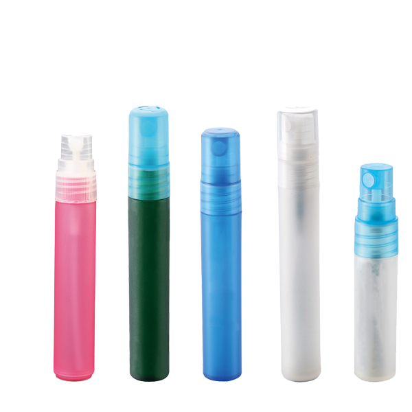 Travel size plastic 5ml 10ml PP spray bottle for hand sanitizer