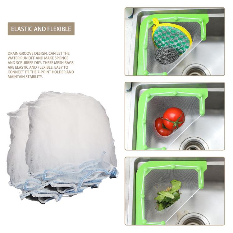 Triangular drain rack kitchen drain filter special filter for kitchen sink leftover soup suction cup filter