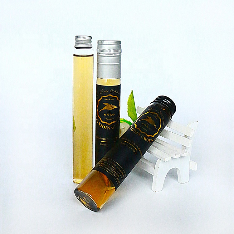 Tube Shape Liquor Dispenser Bottle Wine In Tube Juice Cold Coffee Glass Tube Bottle