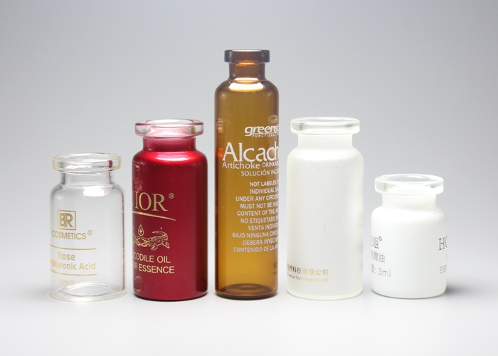 Tubular Glass Vial Glass Bottle With Painting and Printing