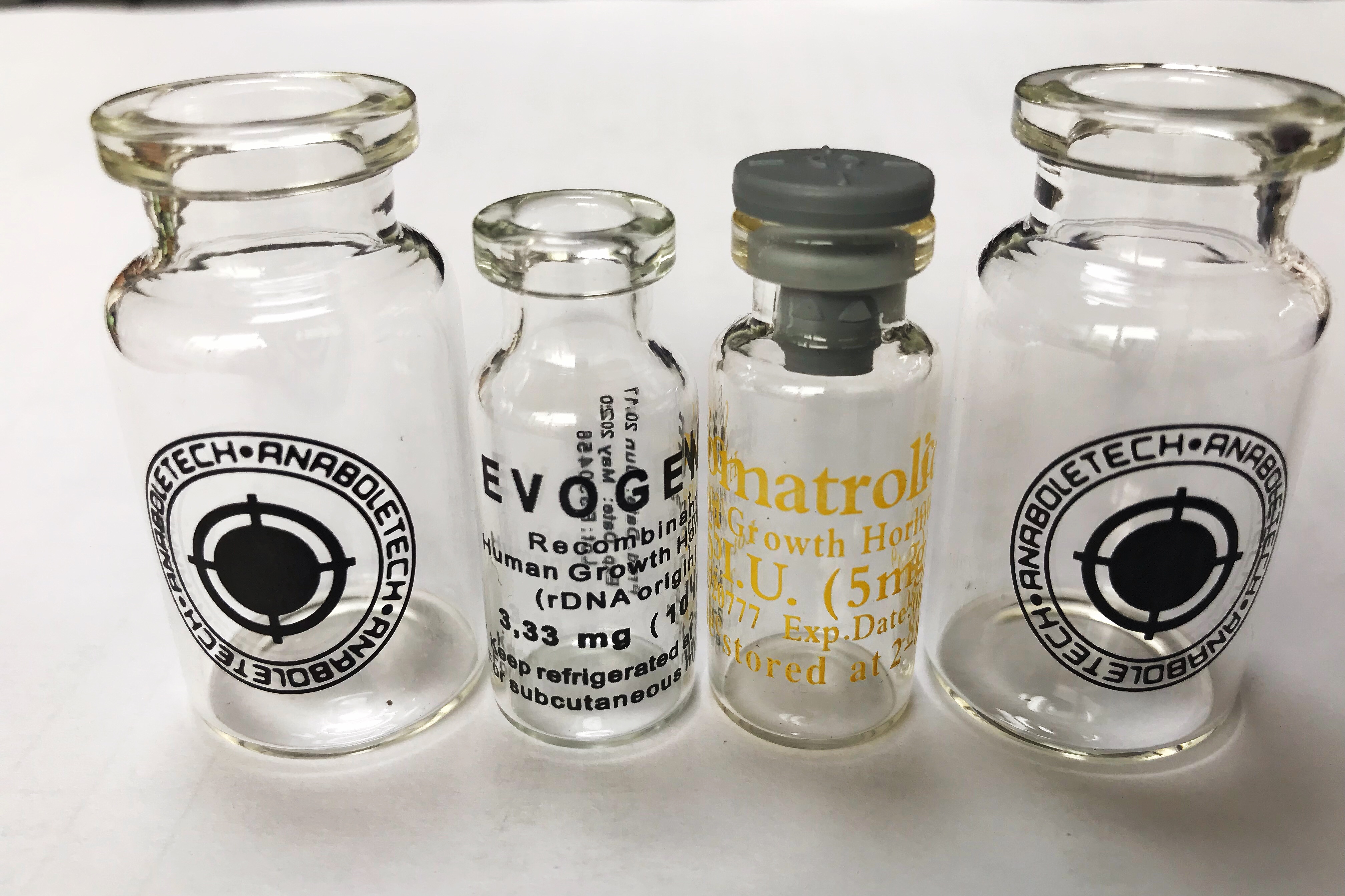 Tubular Glass Vial Glass Bottle With Painting and Printing
