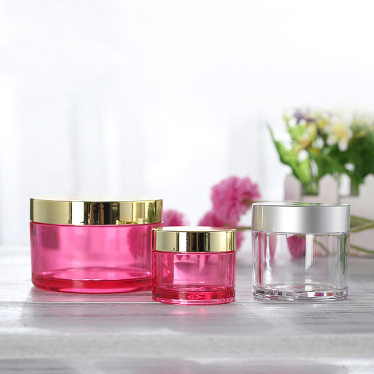 Turkish refillable Face mask body butter scrub wide mouth plastic transparent round petg container jars with lid