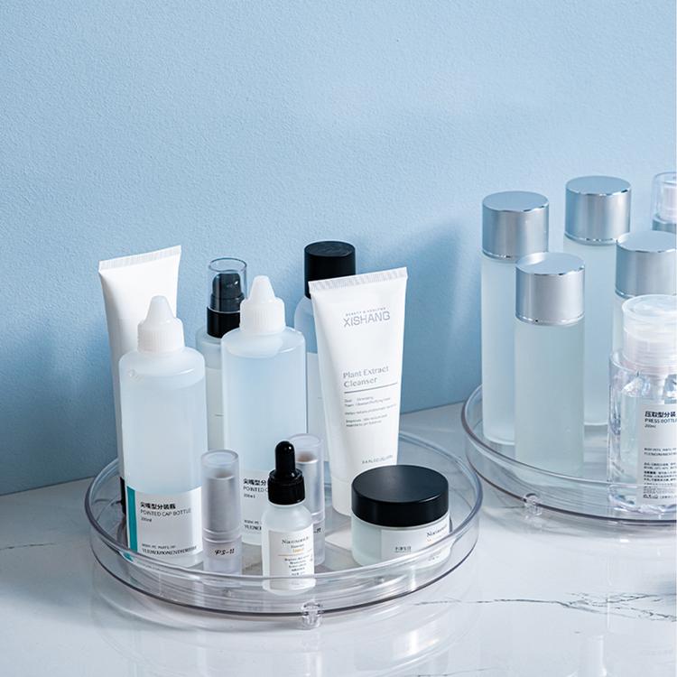 Turntable kitchen seasoning bottle fruit cosmetics multi-layer storage rack multi-function rotating rack kitchen tools