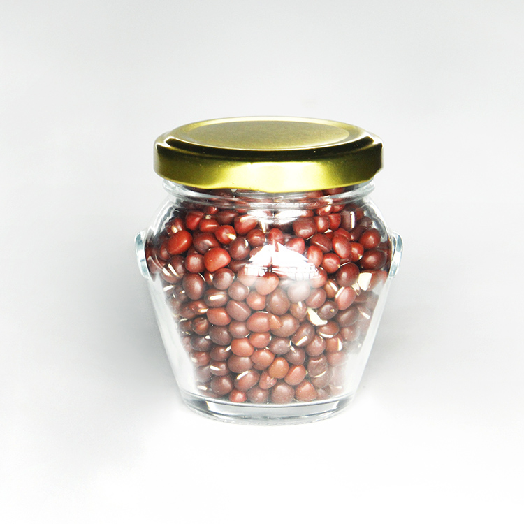 Twist Top 106ml Orcio Jars For Food Orcio Glass Honey Jar With Metal Lid For Sale