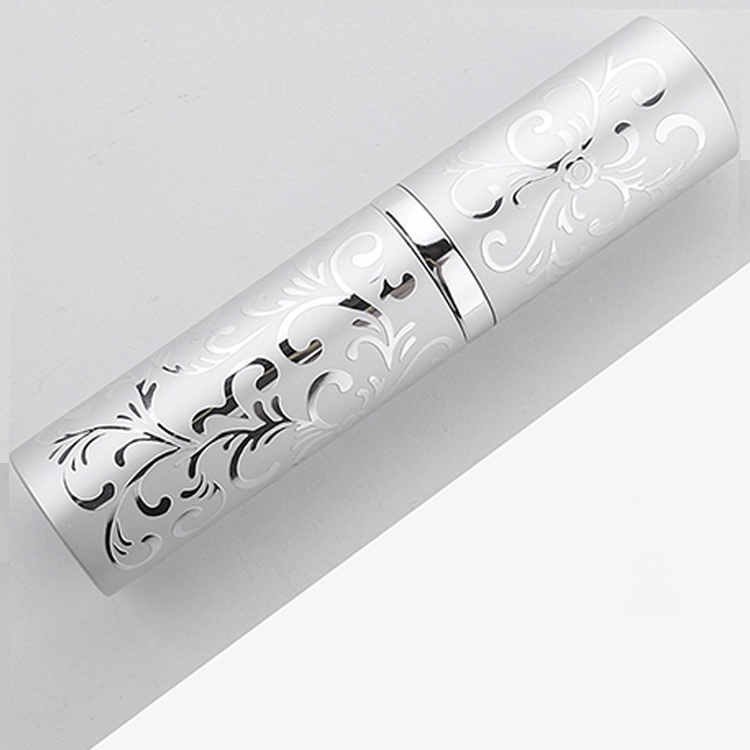 Twist glass parfum bottle 8 ml 10 ml 12 ml 15 ml customize atomizer aluminium refillable