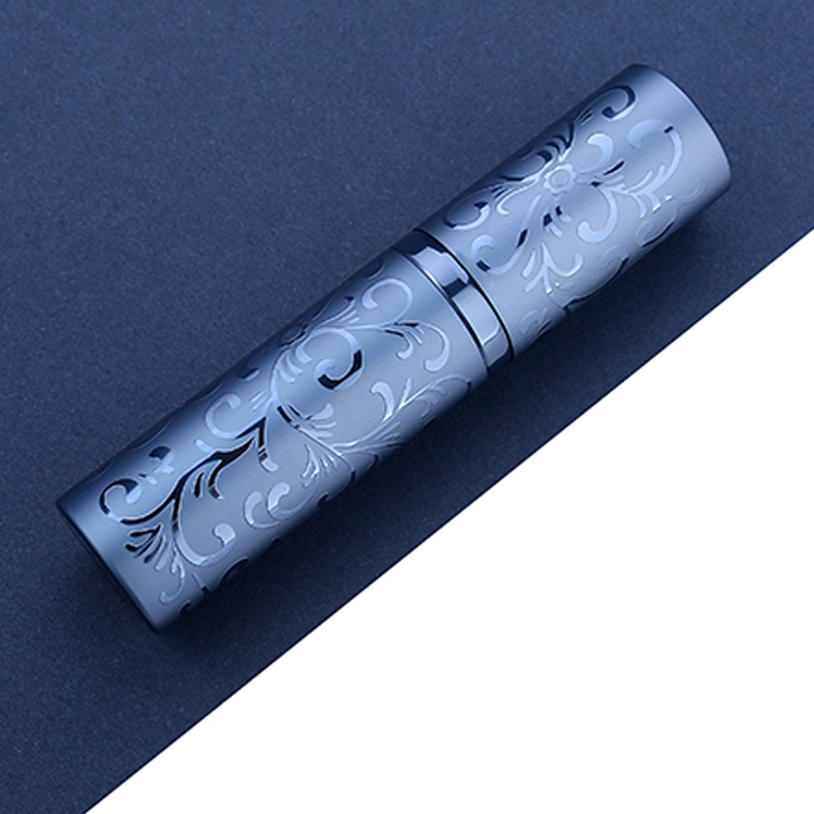 Twist glass parfum bottle 8 ml 10 ml 12 ml 15 ml customize atomizer aluminium refillable
