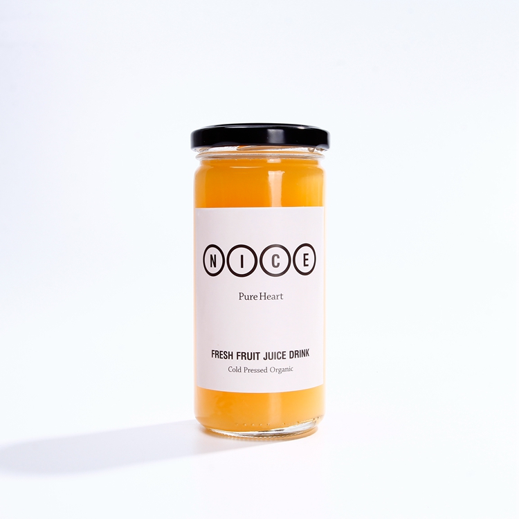 Twist top round storage peanut butter glass jars for salad dressing with custom stickers 250ml