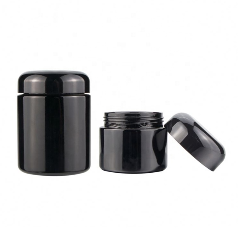 UKETA herb stash jar and smell proof container airtight herb weed glass jar 250ml