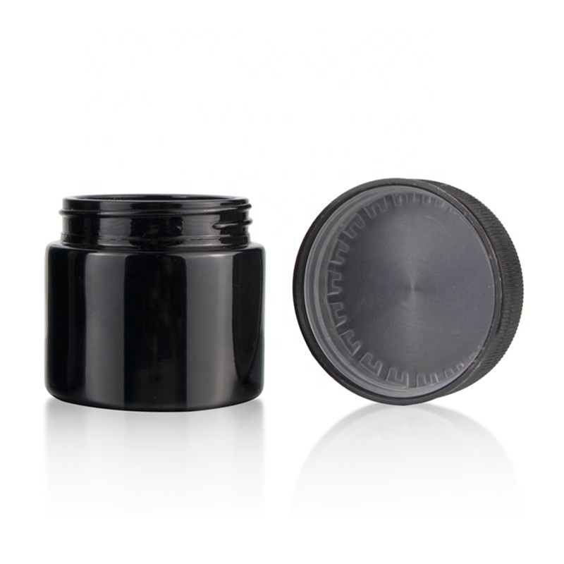 UKETA herb stash jar and smell proof container airtight weed herb storage glass jar