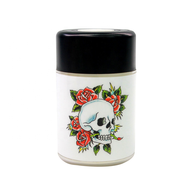 UKETA new custom weed storage bottles plastic stash container weed jar