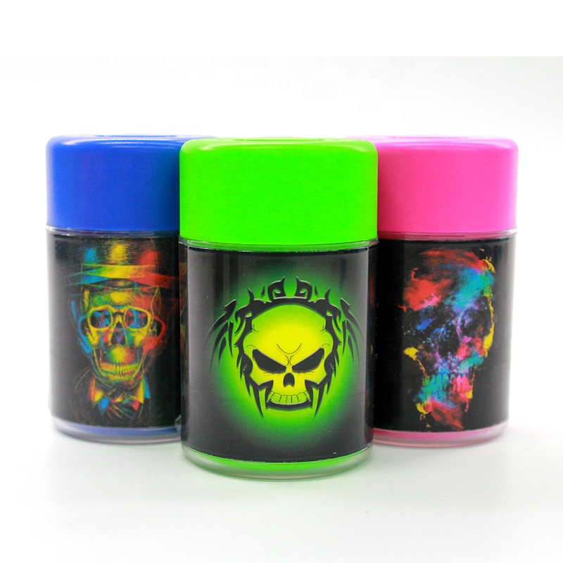 UKETA new custom weed storage bottles plastic stash container weed jar