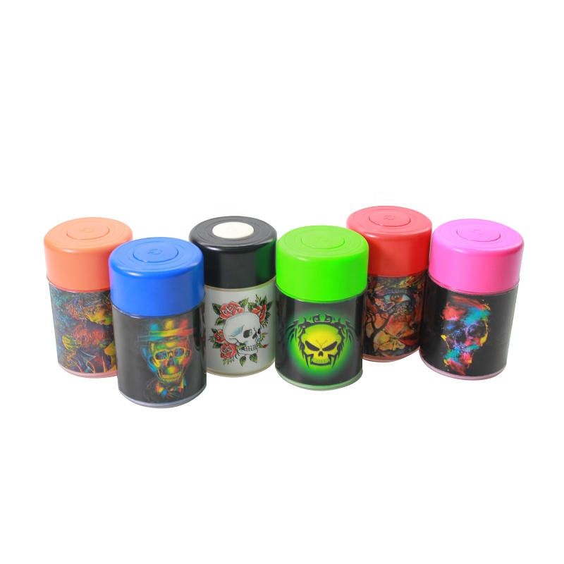 UKETA new custom weed storage bottles plastic stash container weed jar