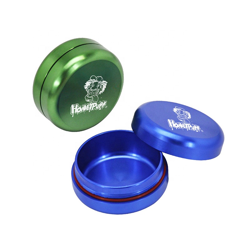 UKETA portable pocket size aluminum herb storage jar airtight smell proof weed jar