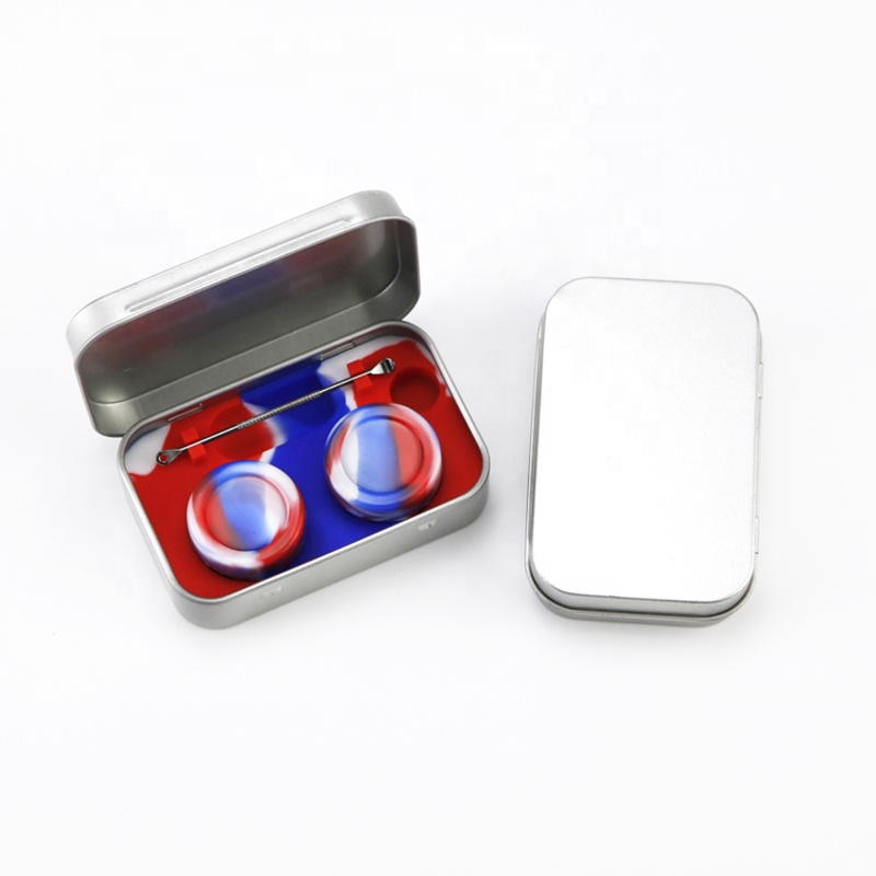 UKETA wax storage bottles weed accessories silicone container with dab tool