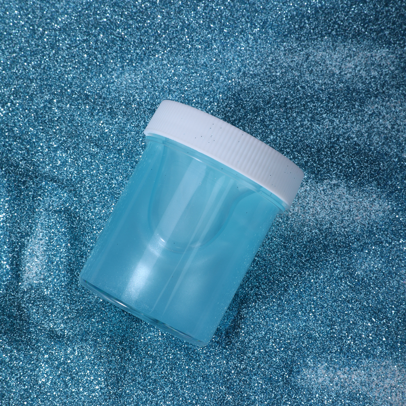 UMETASS Wholesale 120ML Clear Plastic Jar With Screw Lid For Storage Children's Educational DIY Sticky Mud