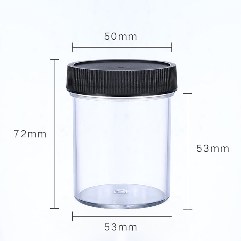 UMETASS Wholesale 120ML Clear Plastic Jar With Screw Lid For Storage Children's Educational DIY Sticky Mud