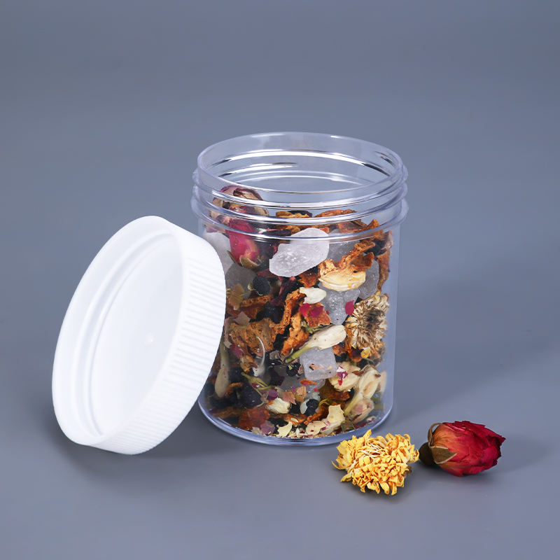 UMETASS Wholesale 120ML Food Grade Clear Plastic Jar with Lid For Storage Dry Food Fruit Rose Tea