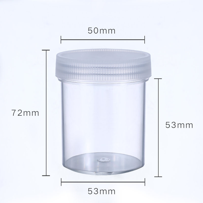 UMETASS Wholesale 120ML Food Grade Clear Plastic Jar with Lid For Storage Dry Food Fruit Rose Tea