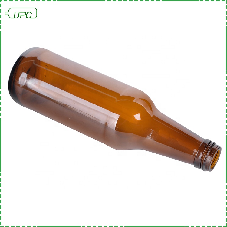 UPC amber Glass Beer Bottles for Glass Bottle Supplier
