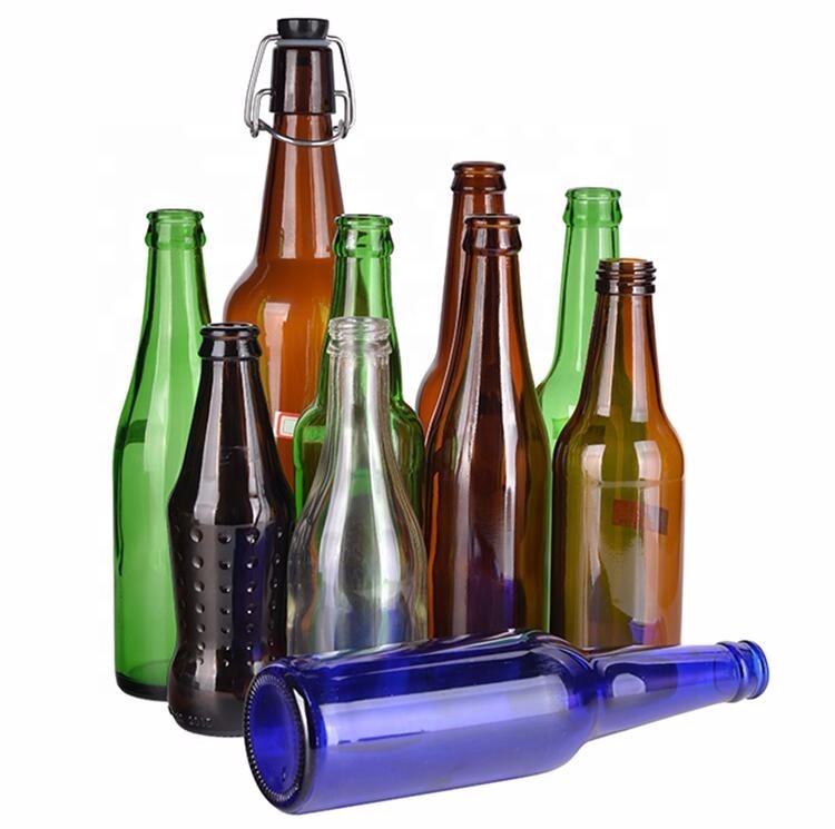 UPC amber Glass Beer Bottles for Glass Bottle Supplier