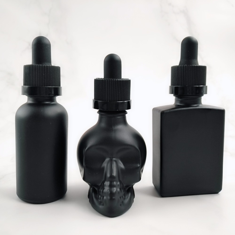 USA market e liquid 15ml 30ml 50ml 100ml rectangular glass dropper bottle with childproof cap