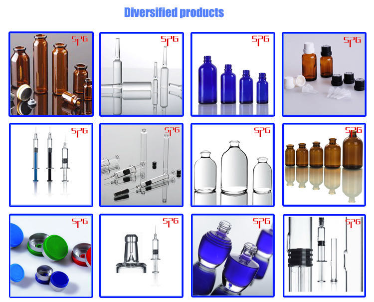 USP TYPE I clear 100ml infusion glass bottle