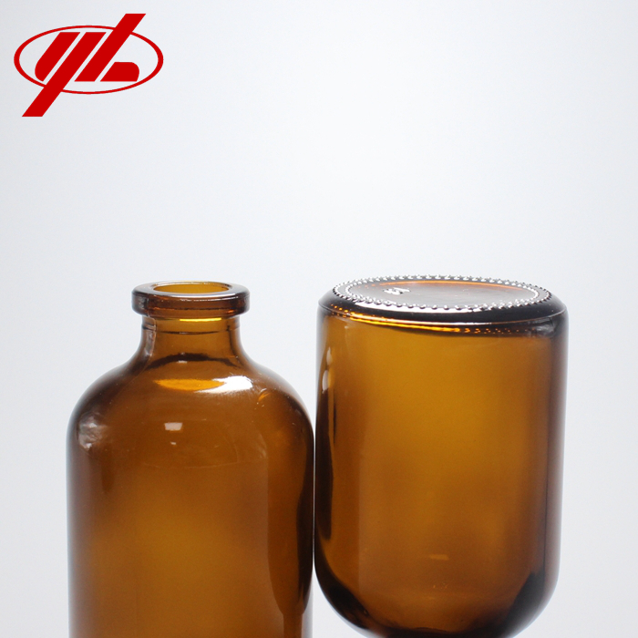 USP type II moulded glass vial injection bottle