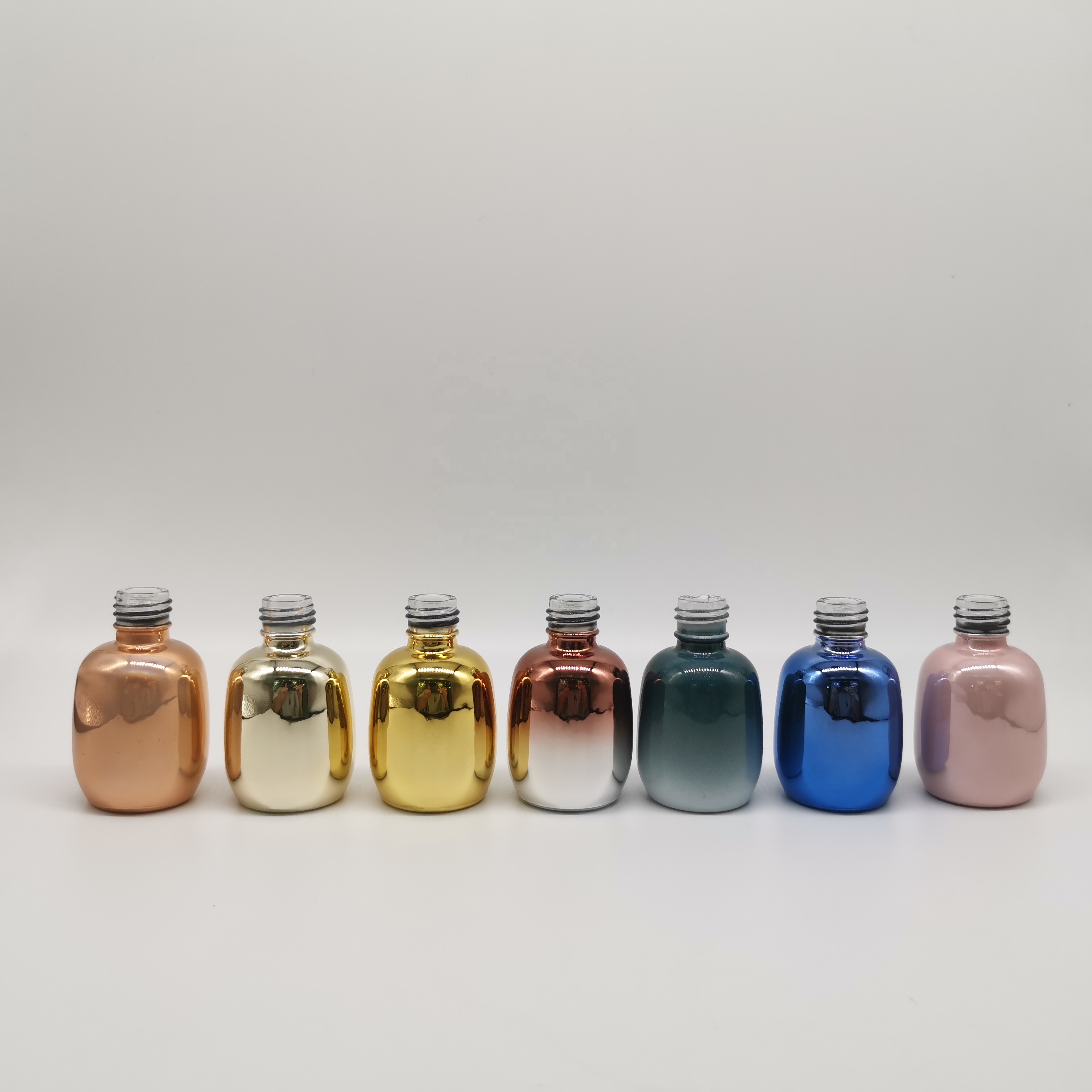UV Gel Nail Polish Bottles with Brushes China Hot Selling Custom Empty Double Color Glass Personal Care Reply Whithin 12 Hours