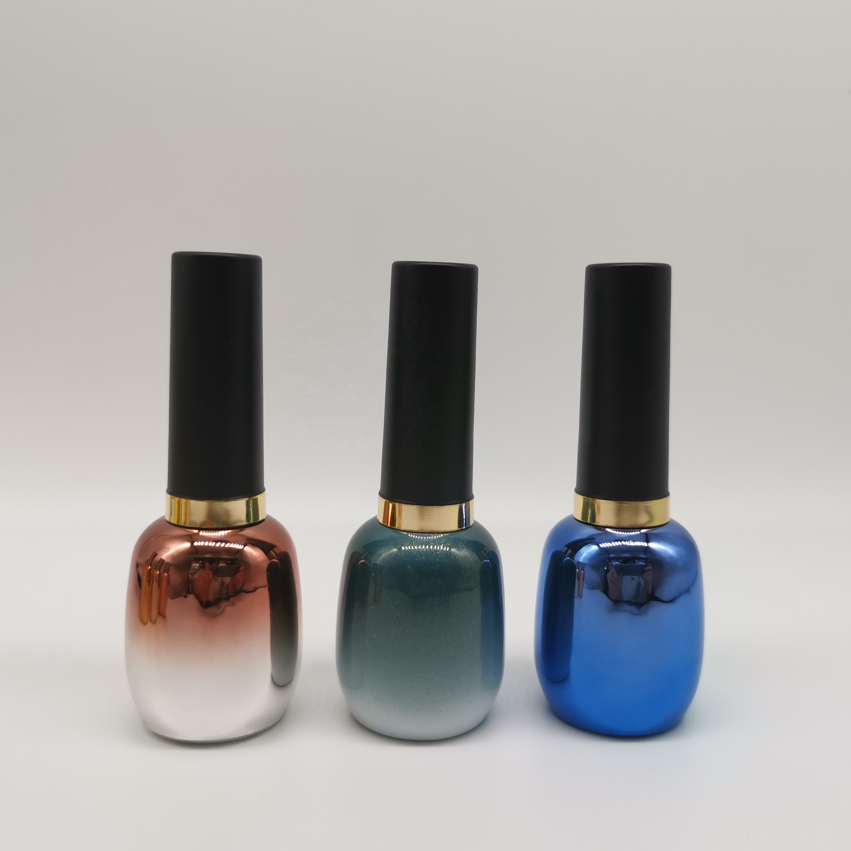 UV Gel Nail Polish Bottles with Brushes China Hot Selling Custom Empty Double Color Glass Personal Care Reply Whithin 12 Hours