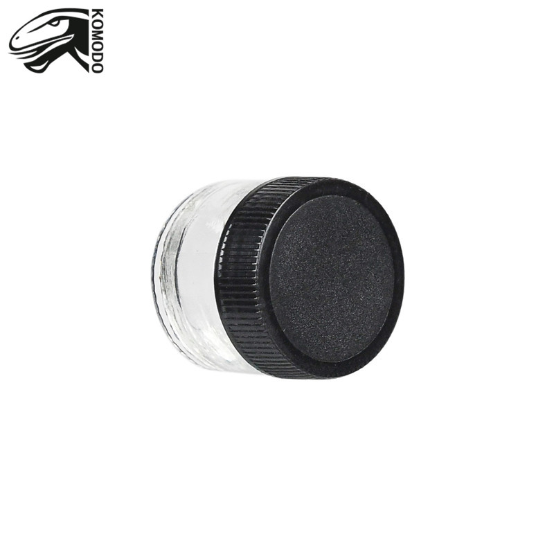 UV Protection Food Grade 5ML Glass Jar Dab Container for Lip Balms Makeup Samples Makeup Eye Shadow Nails Powder Jewelry