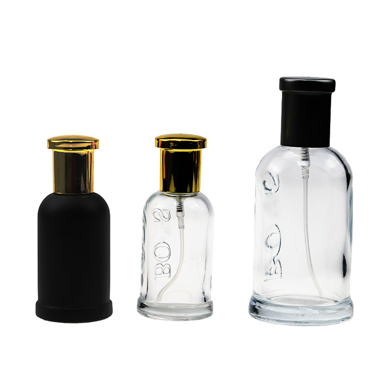 UV Spray Paint Of High-end Black Gold Boss Perfume Bottle Gemstone For Men