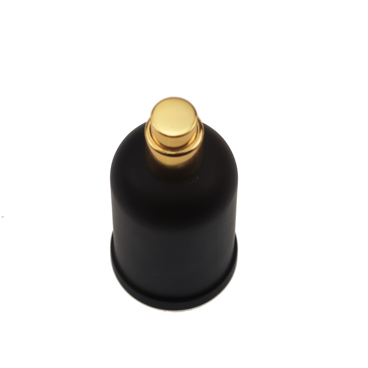 UV Spray Paint Of High-end Black Gold Boss Perfume Bottle Gemstone For Men