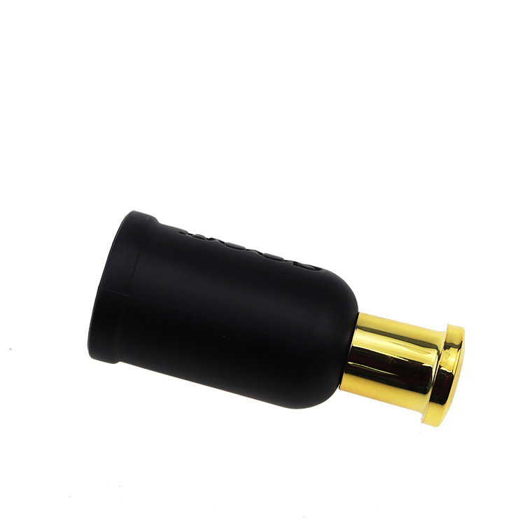 UV Spray Paint Of High-end Black Gold Boss Perfume Bottle Gemstone For Men