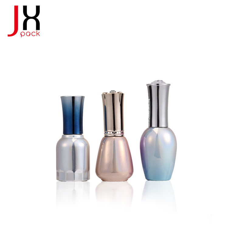 UV gel clear black empty unique 7ml 9ml 11ml 12ml 13ml 15ml glass nail polish bottle for nail polish gel