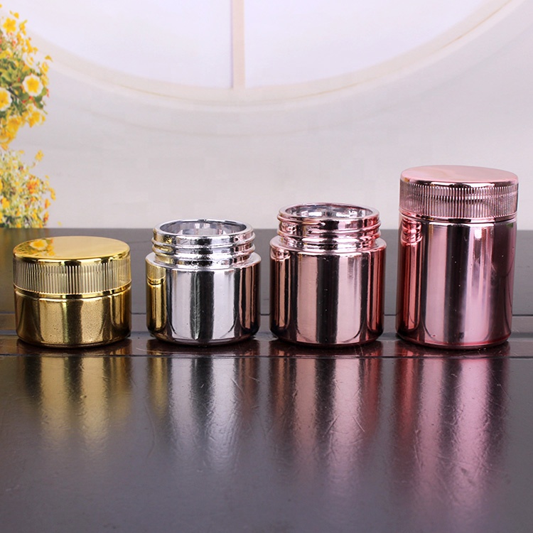 UV glass round straight sided jar wide mouth child resistant UV lids 1oz 2oz 3oz 4oz