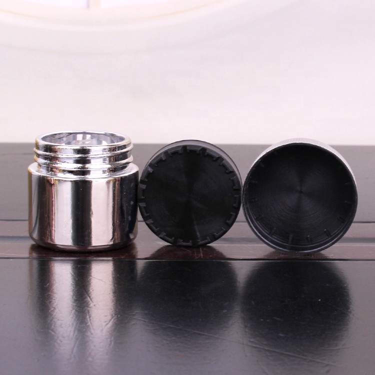 UV glass round straight sided jar wide mouth child resistant UV lids 1oz 2oz 3oz 4oz