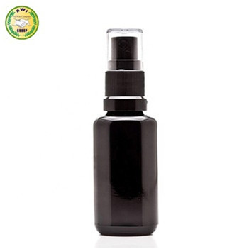 UV proof light dark violet glass cosmetic oil dropper bottle cosmetics violet glass perfume spray pump bottles containers