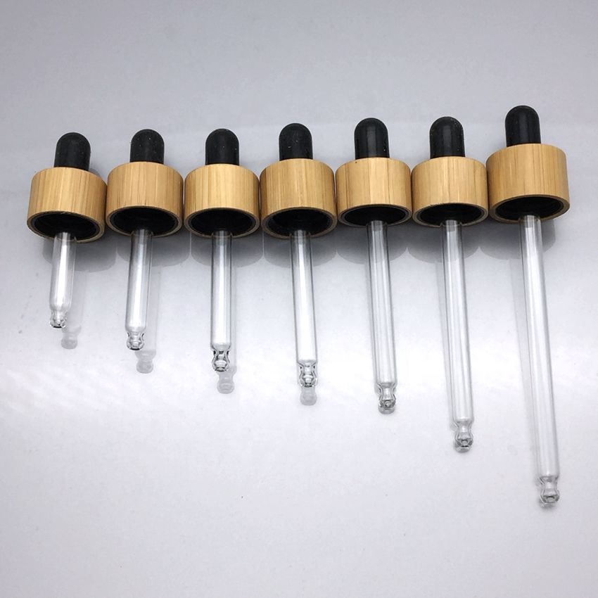 UV protection violet glass cosmetic bottles 5 ml 10 ml 15 ml 20 ml 30 ml 50 ml 100 ml bamboo dropper black glass bottles