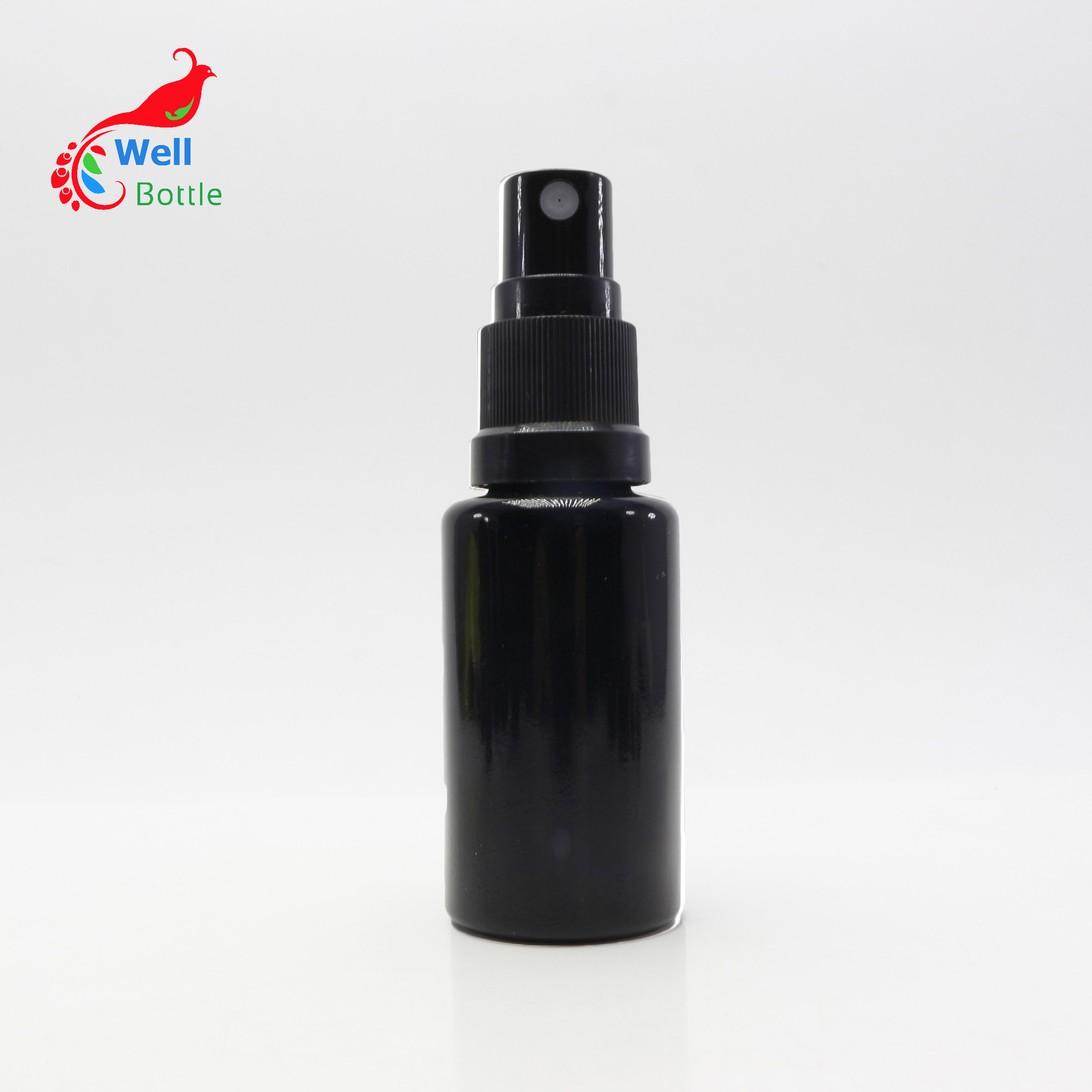 UV violet glass bottle 30 ml Fine Mist Bottle uv-proof glass Cosmetic packaging DV251E