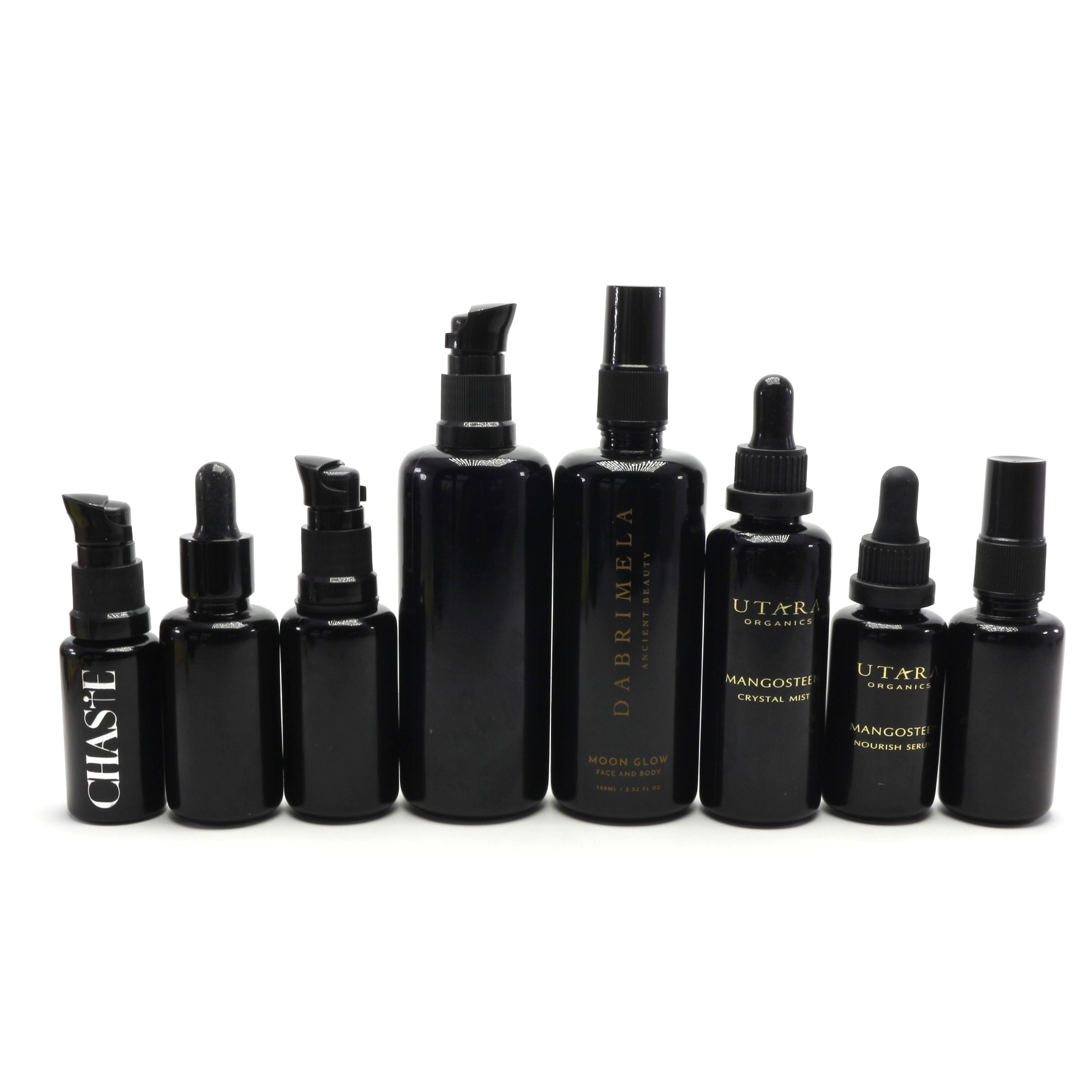 UV violet glass bottle for CBD cosmetic packaging 15ml 30ml 50ml 100ml VJ-197RL