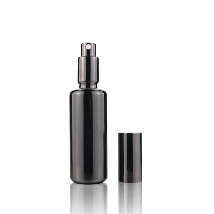 Ultraviolet 5 10 15 20 30 50 60 100 ml cosmetics hair oil packaging empty black essential oil bottles with dropper cap