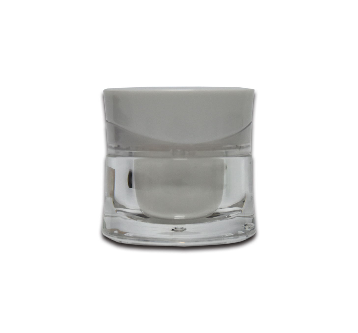 Unique 30g 50g High End Acrylic Double Wall Plastic Skincare Packaging Cosmetic Jars